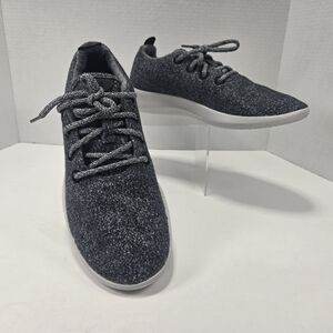 Allbirds Wool Runners Dark Gray Knit Sneakers Size Men's 10 Women's 11.5